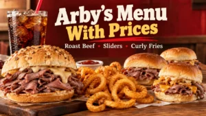 Arby’s menu with prices and calories