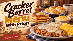 Cracker Barrel menu with prices and calories
