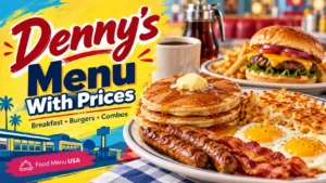 Denny’s menu with prices and calories
