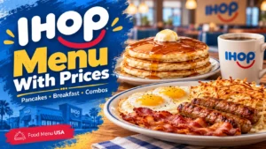 IHOP menu with prices and calories