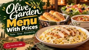 Olive Garden menu with prices and calories